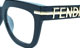 Dioptrické okuliare Fendi 50065I - čierna