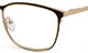 Dioptrické okuliare Visible 205 - čierno zlatá