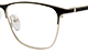 Dioptrické okuliare AZ 5345 - čierno-zlatá