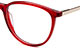 Dioptrické okuliare Dagmar - červená