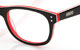 Dioptrické okuliare Dumbi - čierno červená