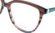 Dioptrické okuliare Elle 31521 - vínová žíhaná