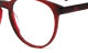 Dioptrické okuliare Kappa 90002 - transparentná červená