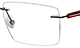 Dioptrické okuliare LIGHTEC 30314L - červená