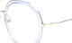 Dioptrické okuliare Marc Jacobs 700 - transparentná fialová