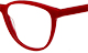 Dioptrické okuliare Mugo - červená