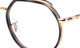 Dioptrické okuliare Ray Ban 3765V - zlato-hnědá