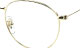 Dioptrické okuliare Ray Ban 9572V - zlatá