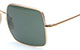 Slnečné okuliare Ray Ban SQUARE RB1971 54 - zlatá