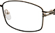 Dioptrické okuliare Solana - černo zlata