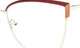 Dioptrické okuliare Visible 046 - červeno zlatá