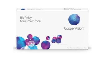 Dioptrické okuliare Biofinity Multifocal Toric (6 čoček)