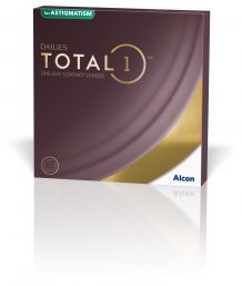 Dioptrické okuliare DAILIES TOTAL1 for Astigmatism (90 čoček)